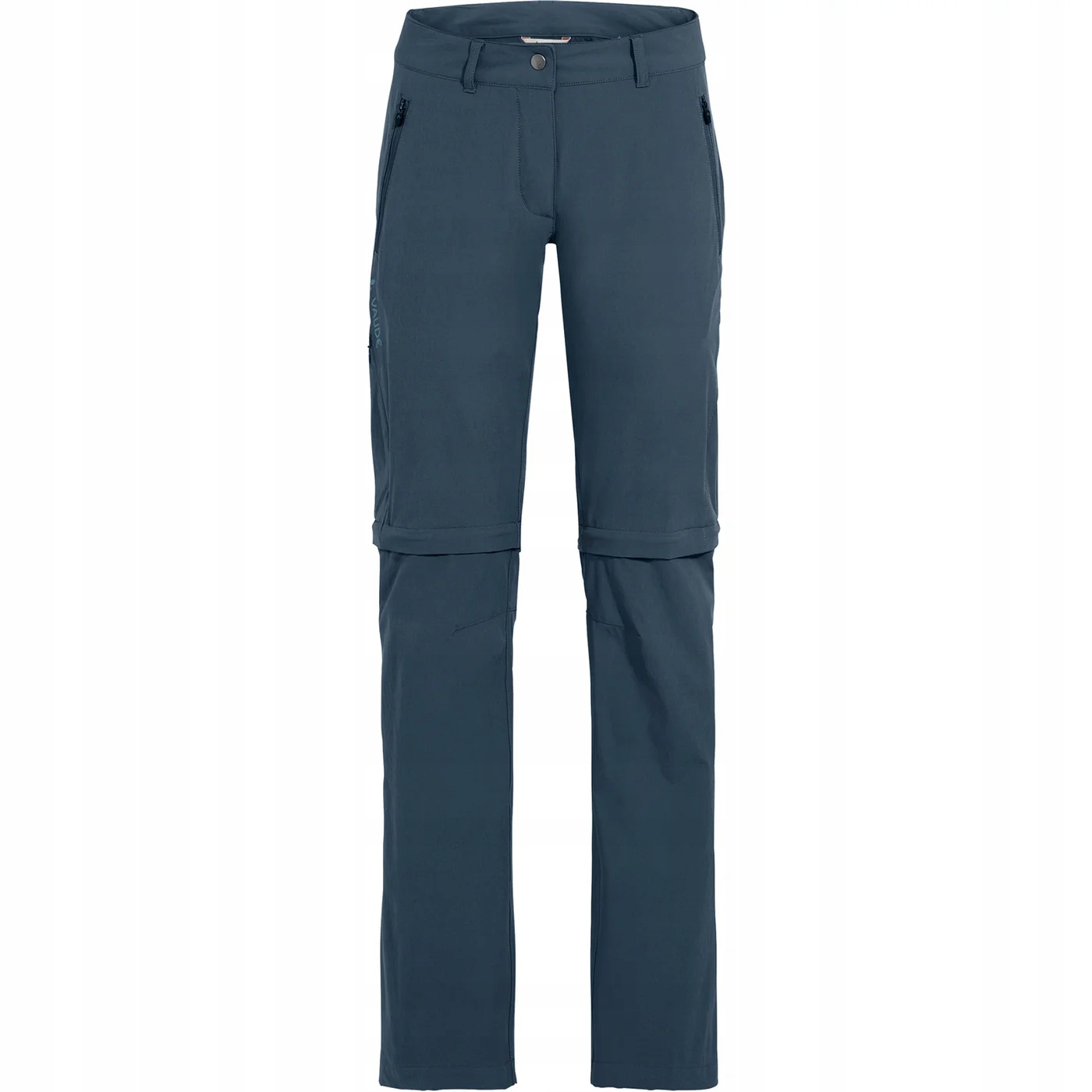 Vaude Farley Stretch Spodnie Turystyczne Damskie Niebieskie R. L (42)