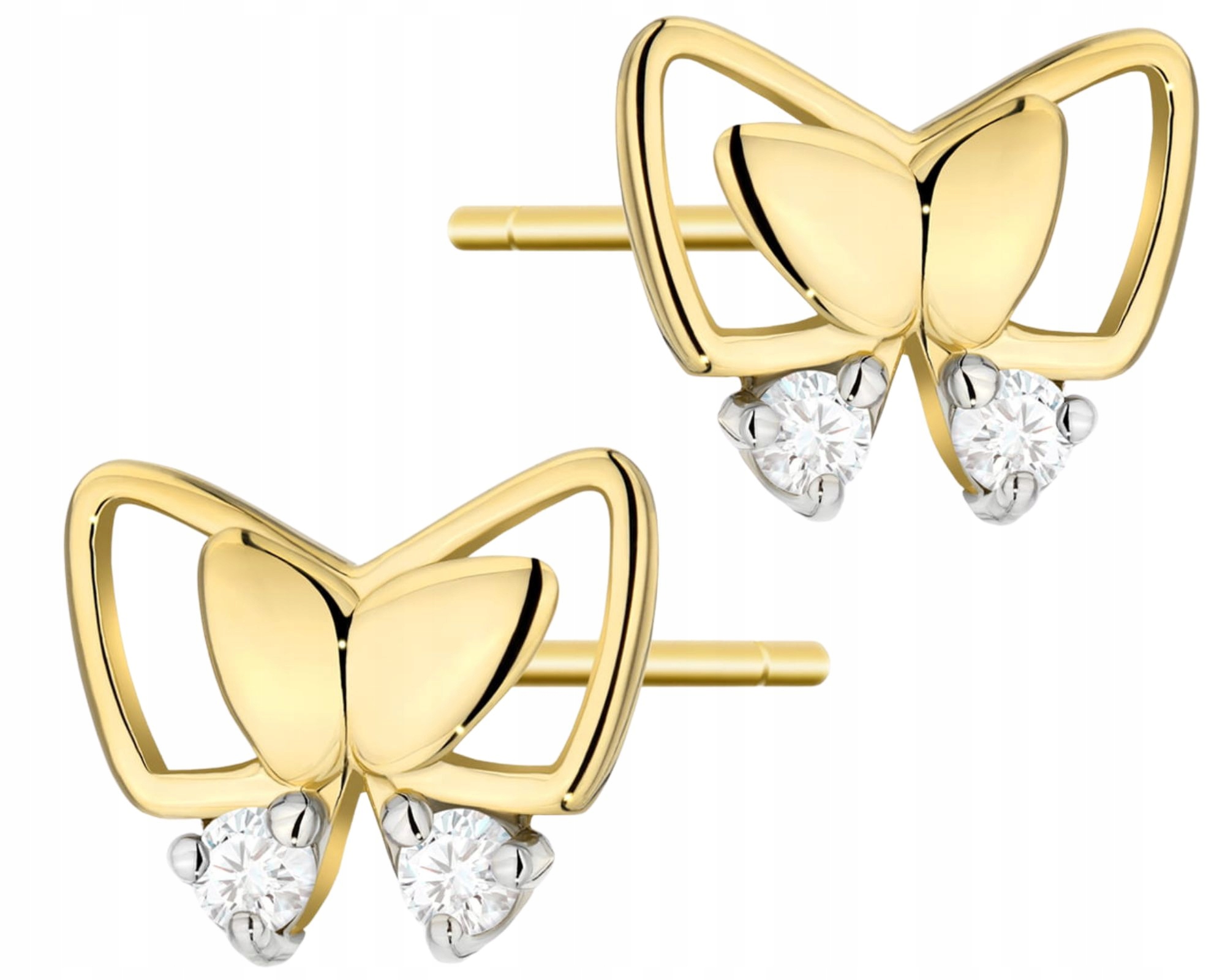 Zlaté náušnice s brilianty, vruty 585, Obchod