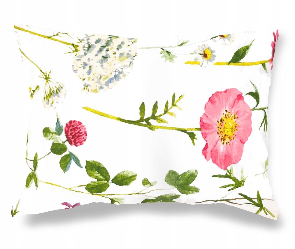 POSZEWKA 50x60 NA PODUSZKĘ 100% bawełna kwiaty
