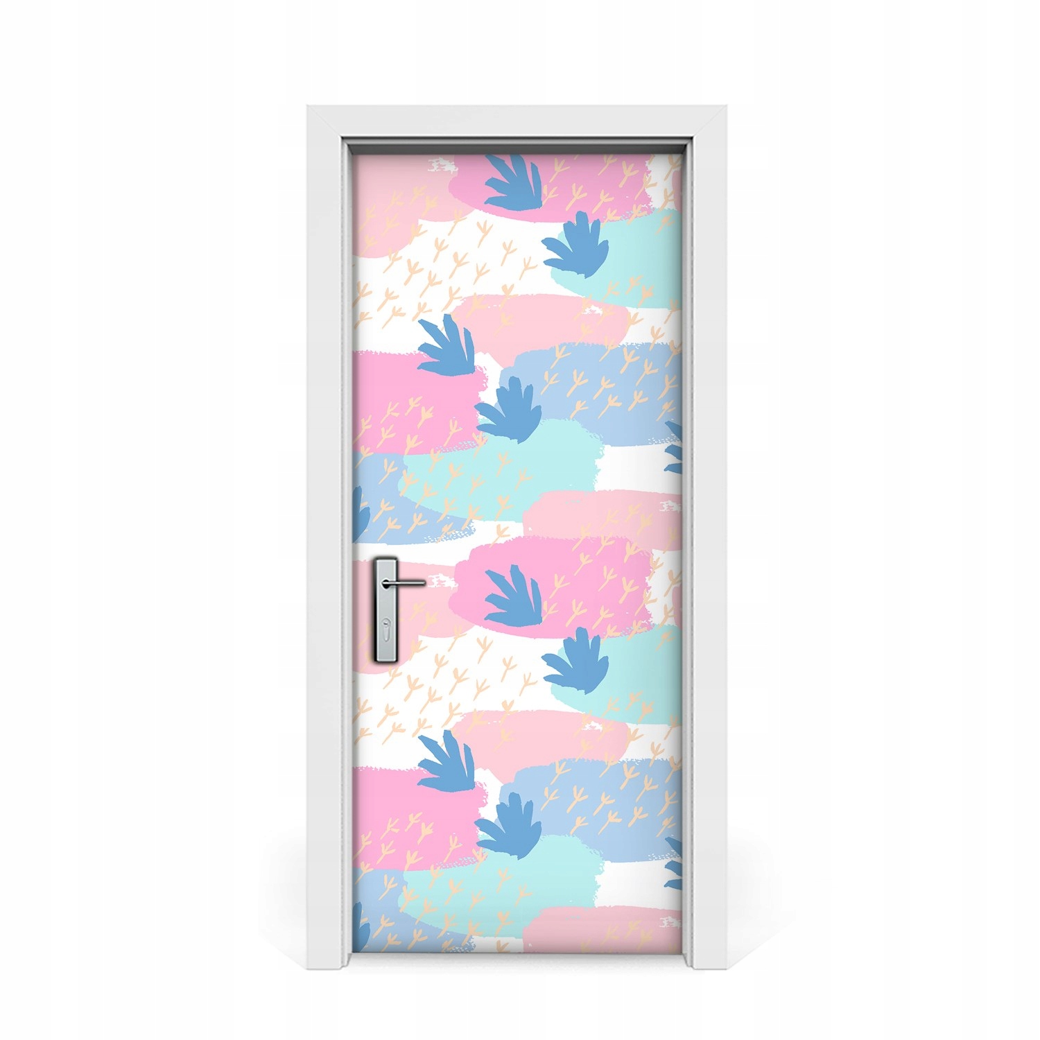 

Naklejka na drzwi Odciski ptasich łapek 85x205