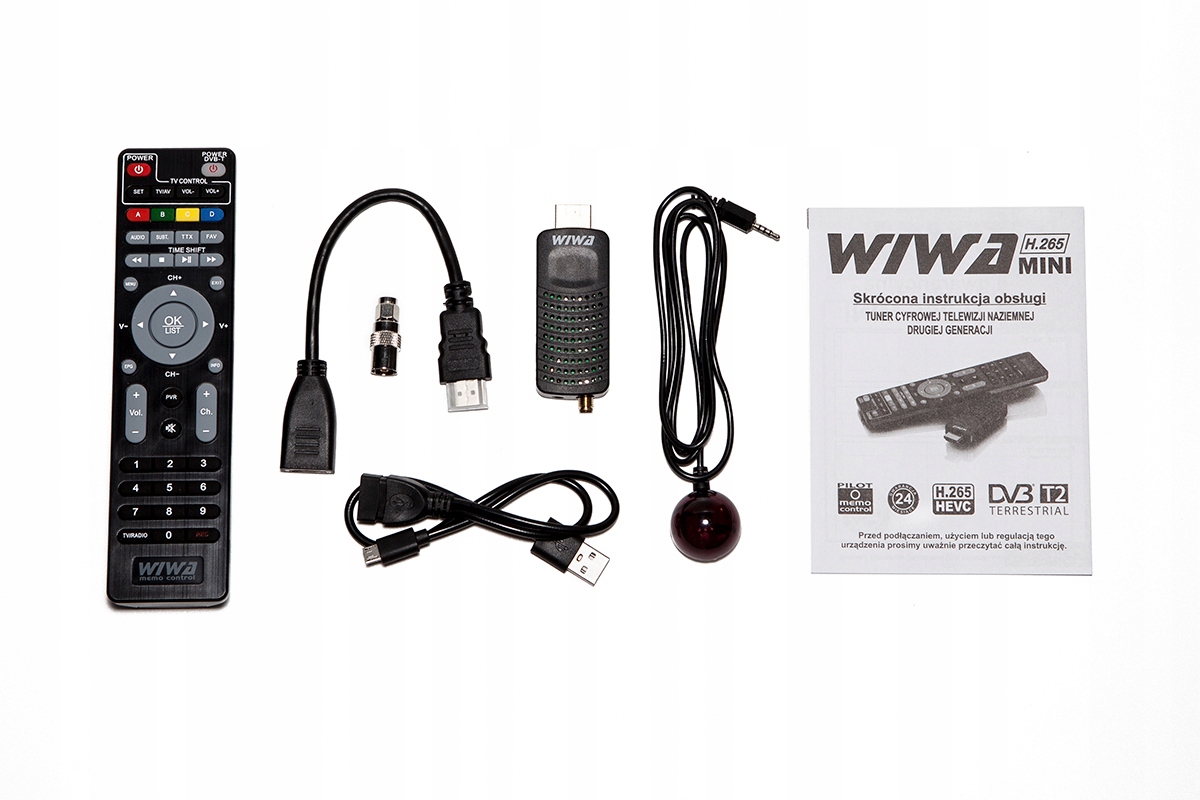 Tuner DVB-T2 Wiwa H.265 MINI Marka Wiwa