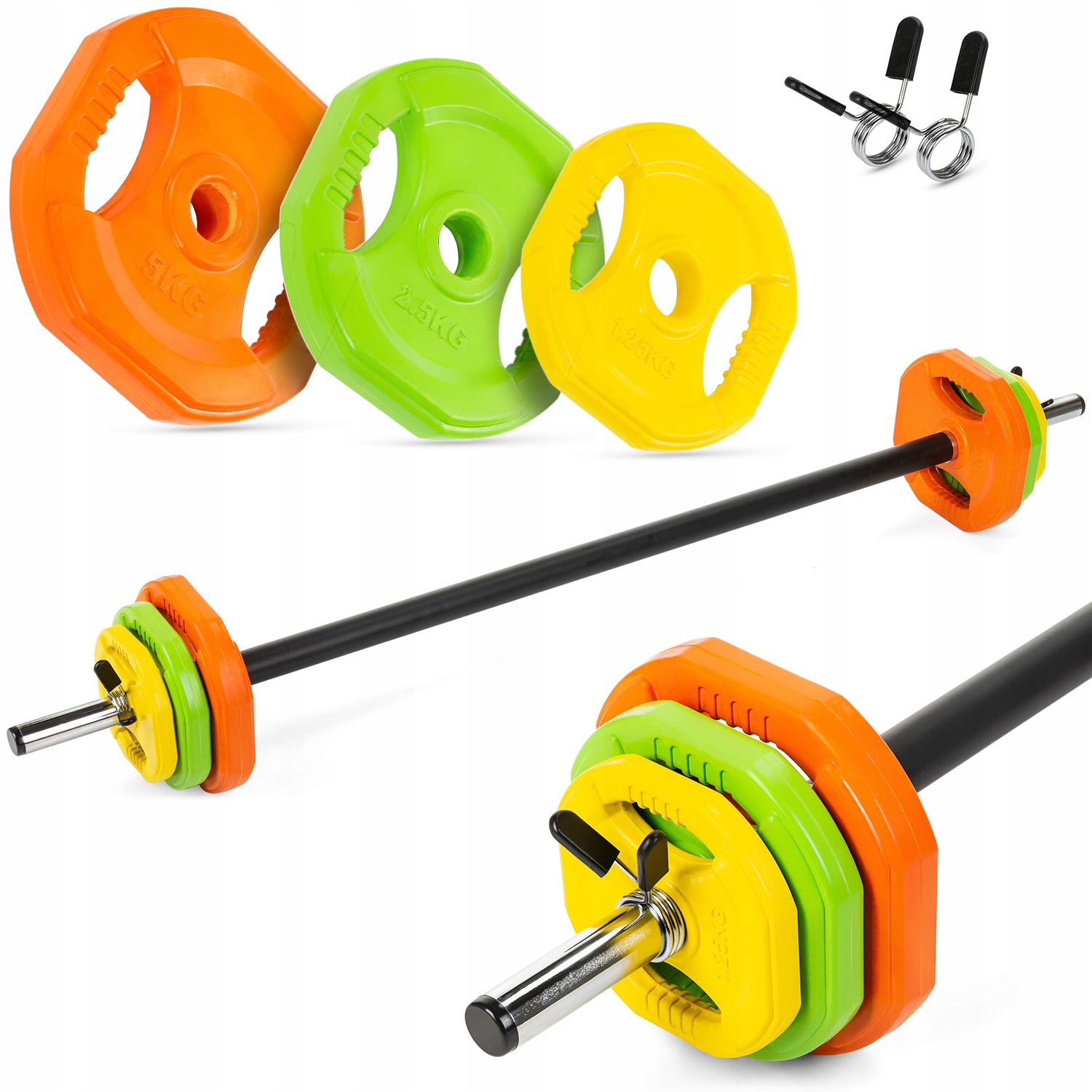 Sztanga Z Obciążenieniem Gryf Zestaw Do Body Pump 20 Kg Gymtek