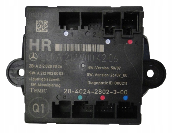 MERCEDES W212 W204 модуль в праві двері A2129004206