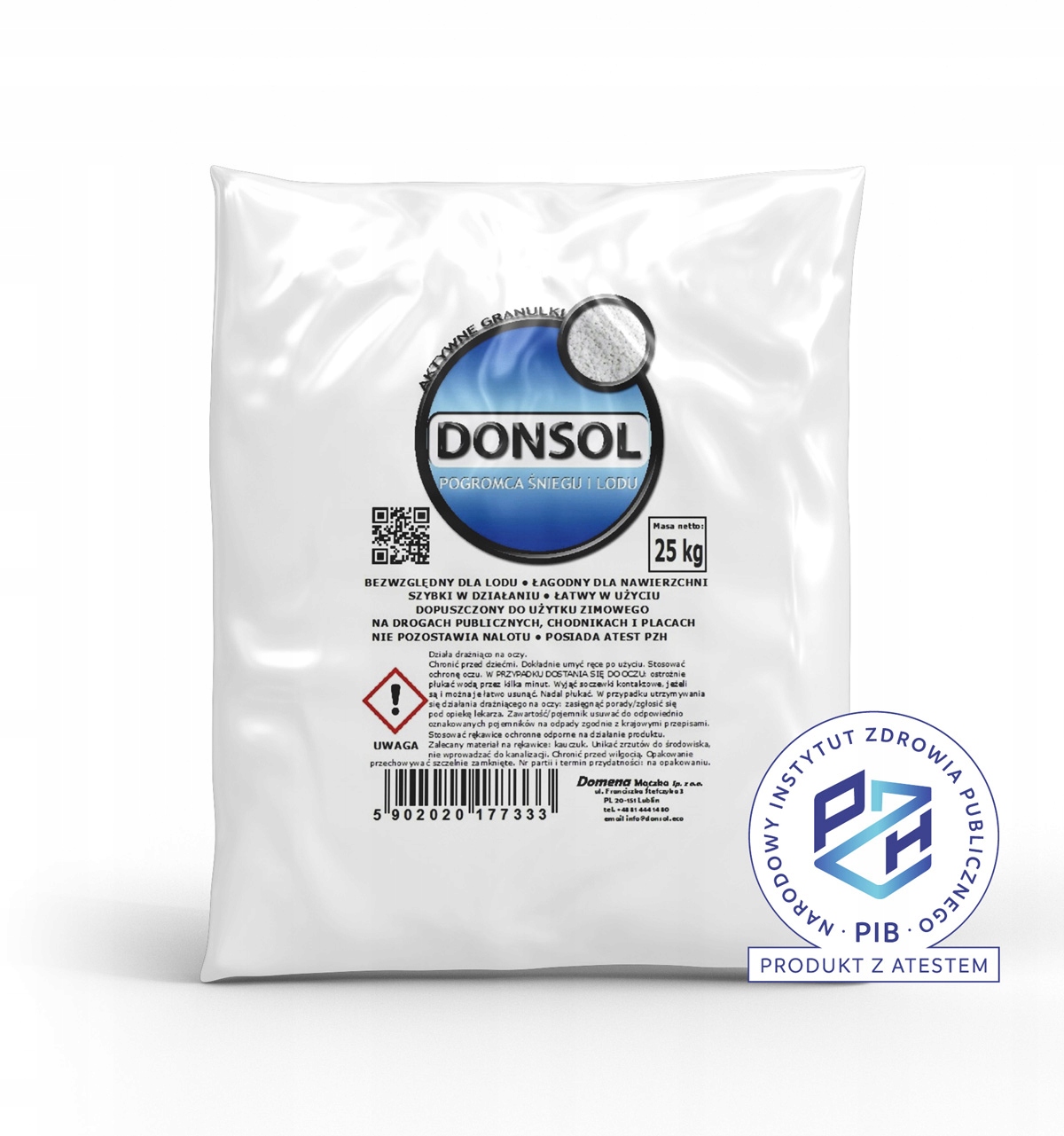 

Donsol 25kg worek antylód nie sól drogowa pogromca