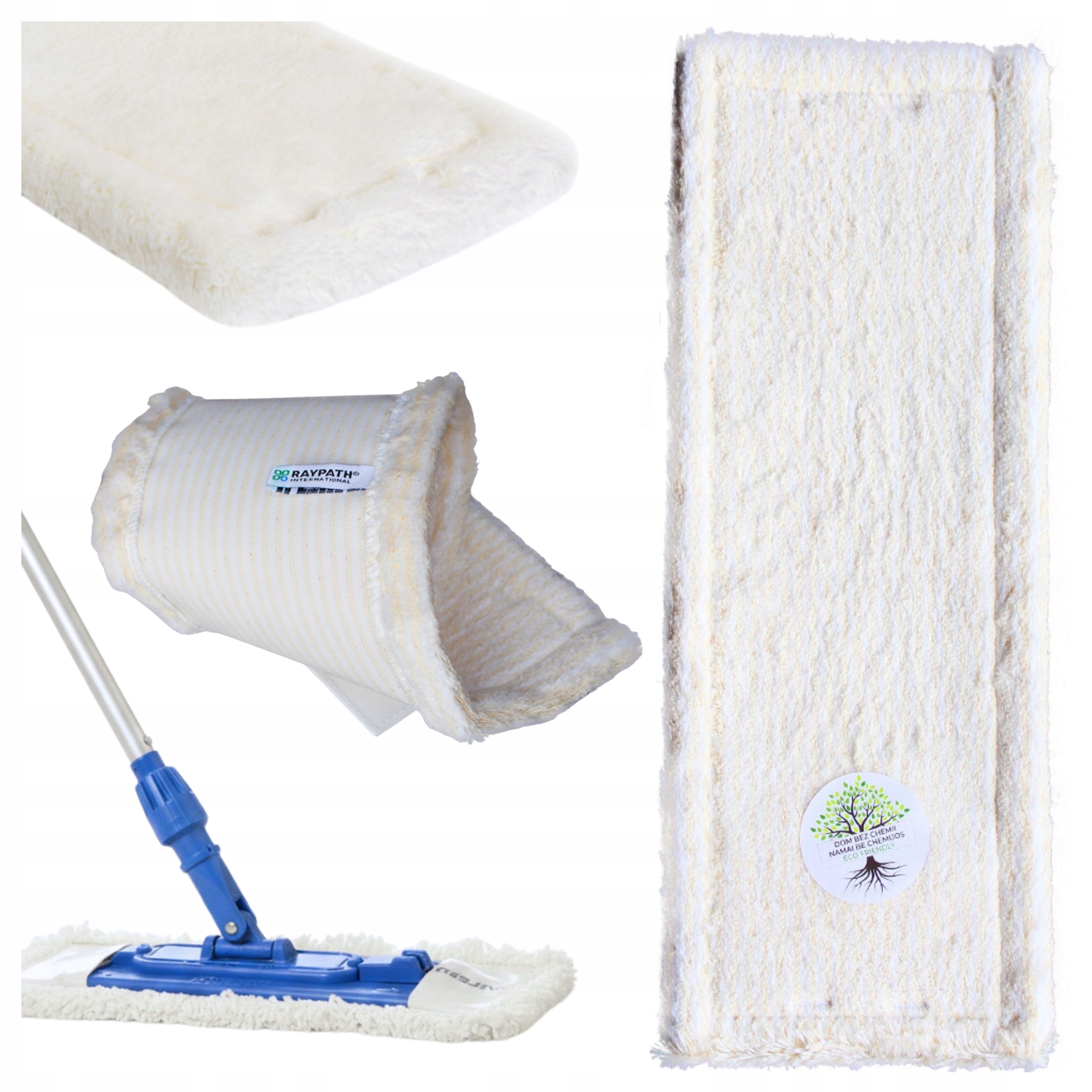 Levně Raypath vložka do mopu Plochá Polštář Podlahová průmyslová béžová