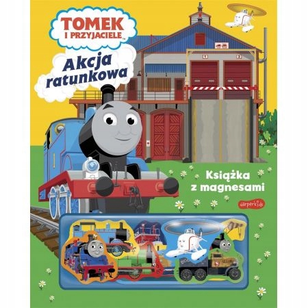 HARPER KIDS KSIĄŻKA Z MAGNESAMI TOMEK I PRZYJACIELE AKCJA RATUNKOWA