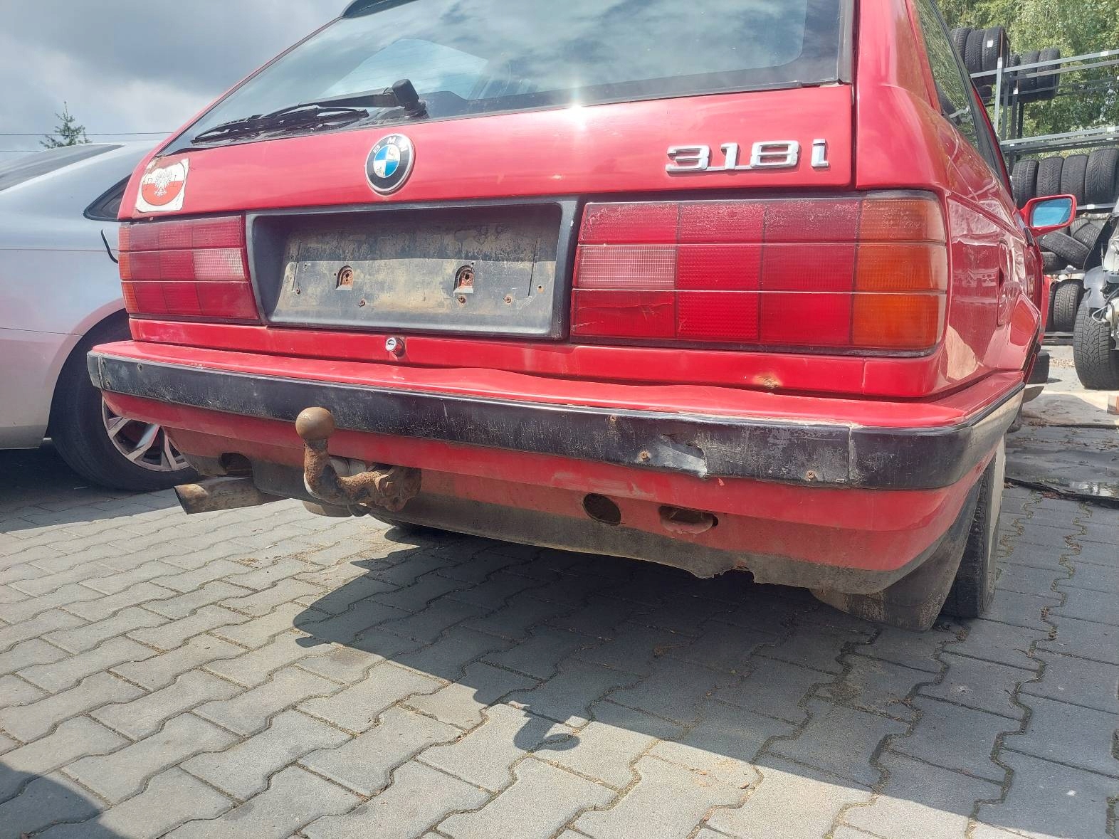 stoßstange heck + kugelkopf BMW E30 KOMBI TOURING