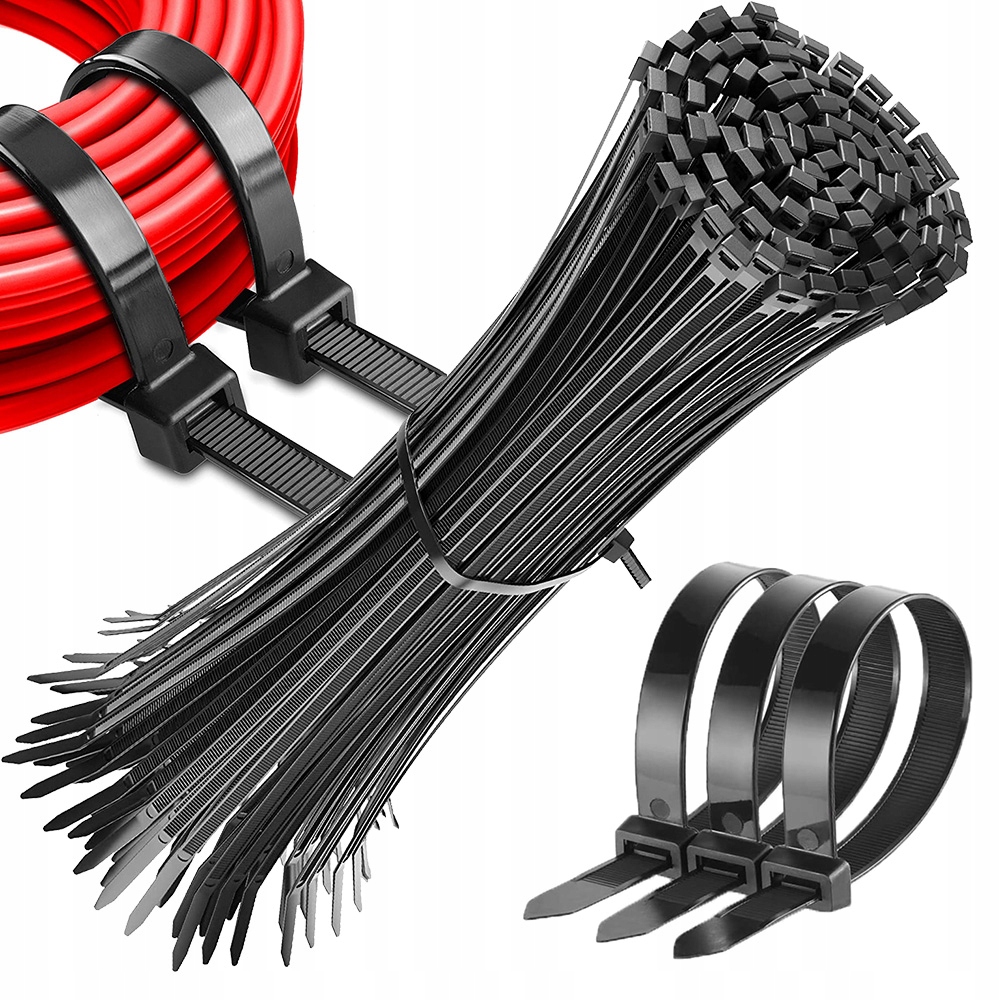 OPASKI ZACISKOWE KABLOWE DO KABLI ZIPERKI TRYTKI TRYTYTKI 300x3.6 MM