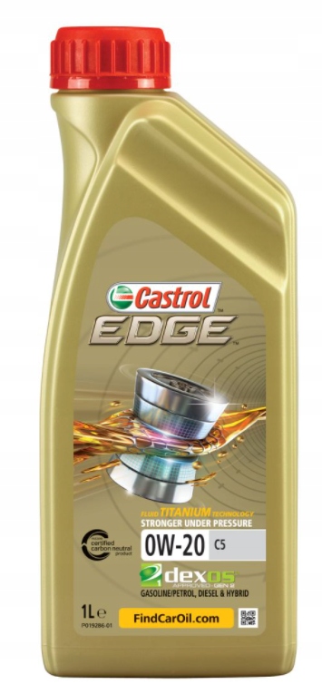 1L Castrol Edge 0w20 Acea C5 DEXOS1 Gen2