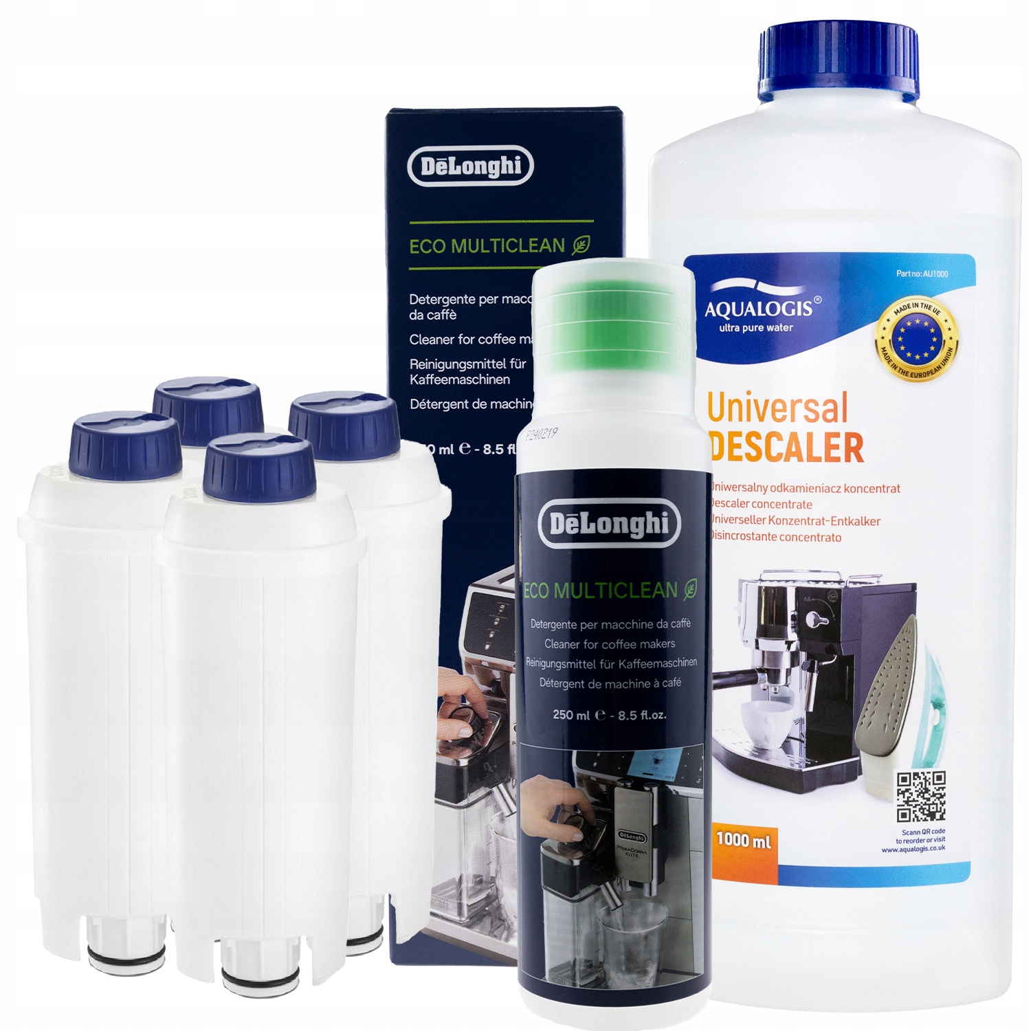 4x Filtr do kávovaru Delonghi AL-S002 DLSC550 UniDec 1L