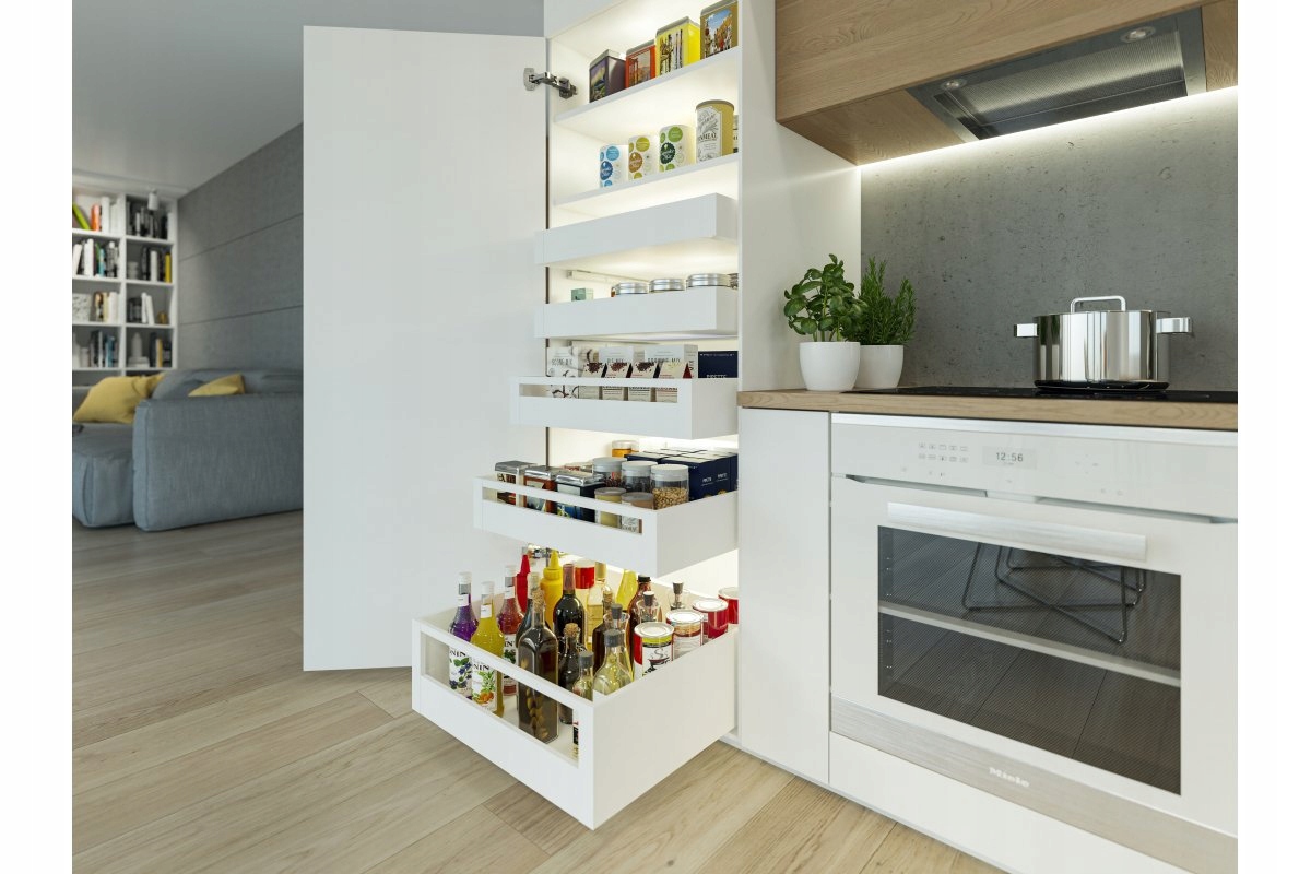 SZUFLADA GTV AXIS PRO 550C1 WYSOKA L550 H167 BIAŁA CICHY DOMYK WYSUW Kod producenta PB-AXISPRO-KPL550C1