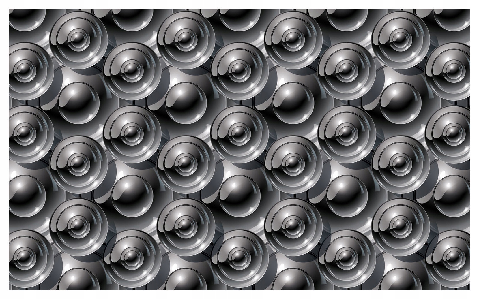 Fototapeta Geometrické šedé sféry abstrakce modernost 208x146 lepidlo