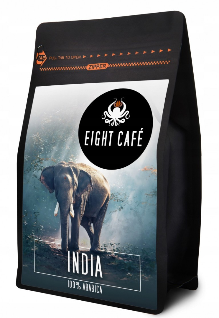 Levně Káva Pražená zrnková 100% Arabica India 1KG do kávovaru Top Produkt