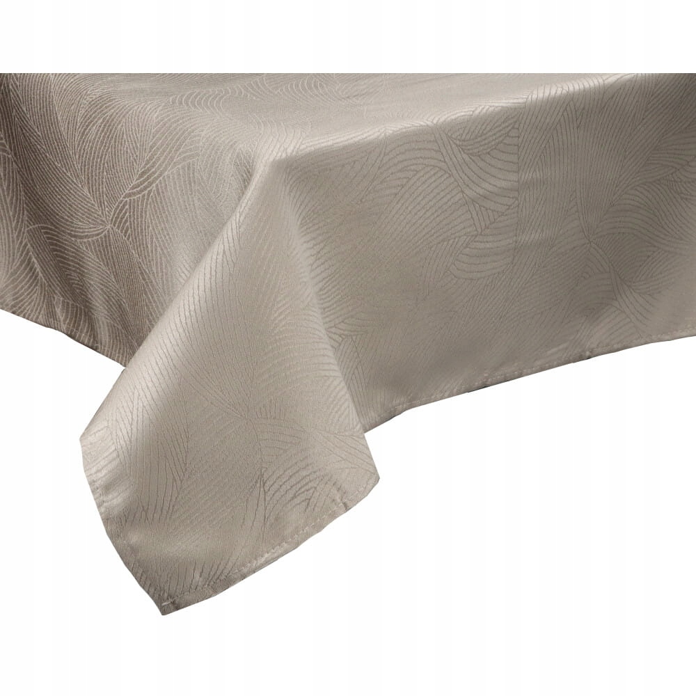 

Obrus plamoodporny 150x260 cm biały beżowy ecru