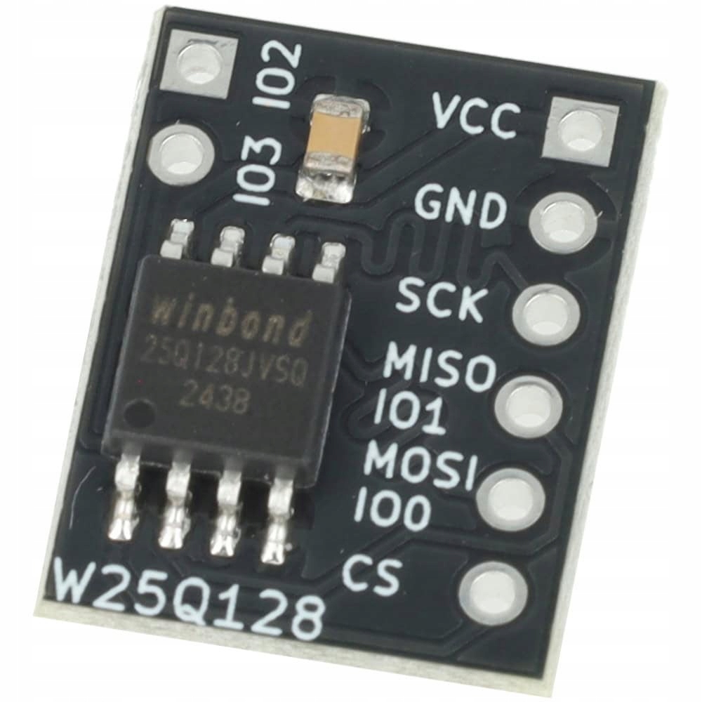 Moduł Pamięci Flash W25Q128 SPI QSPI msalamon Stan opakowania oryginalne