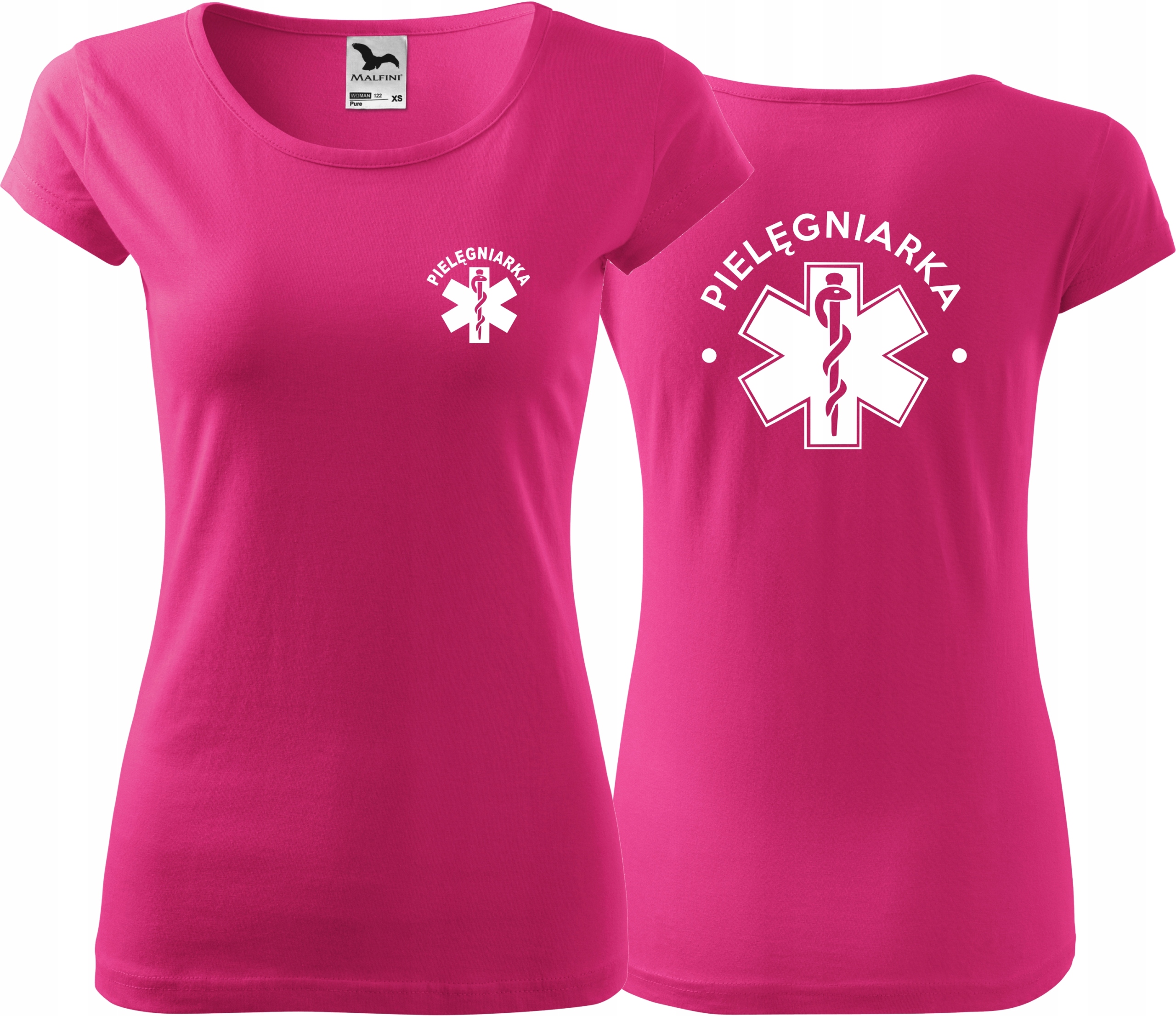 

Malina Koszulka medyczna damska Pure Pielęgniarka