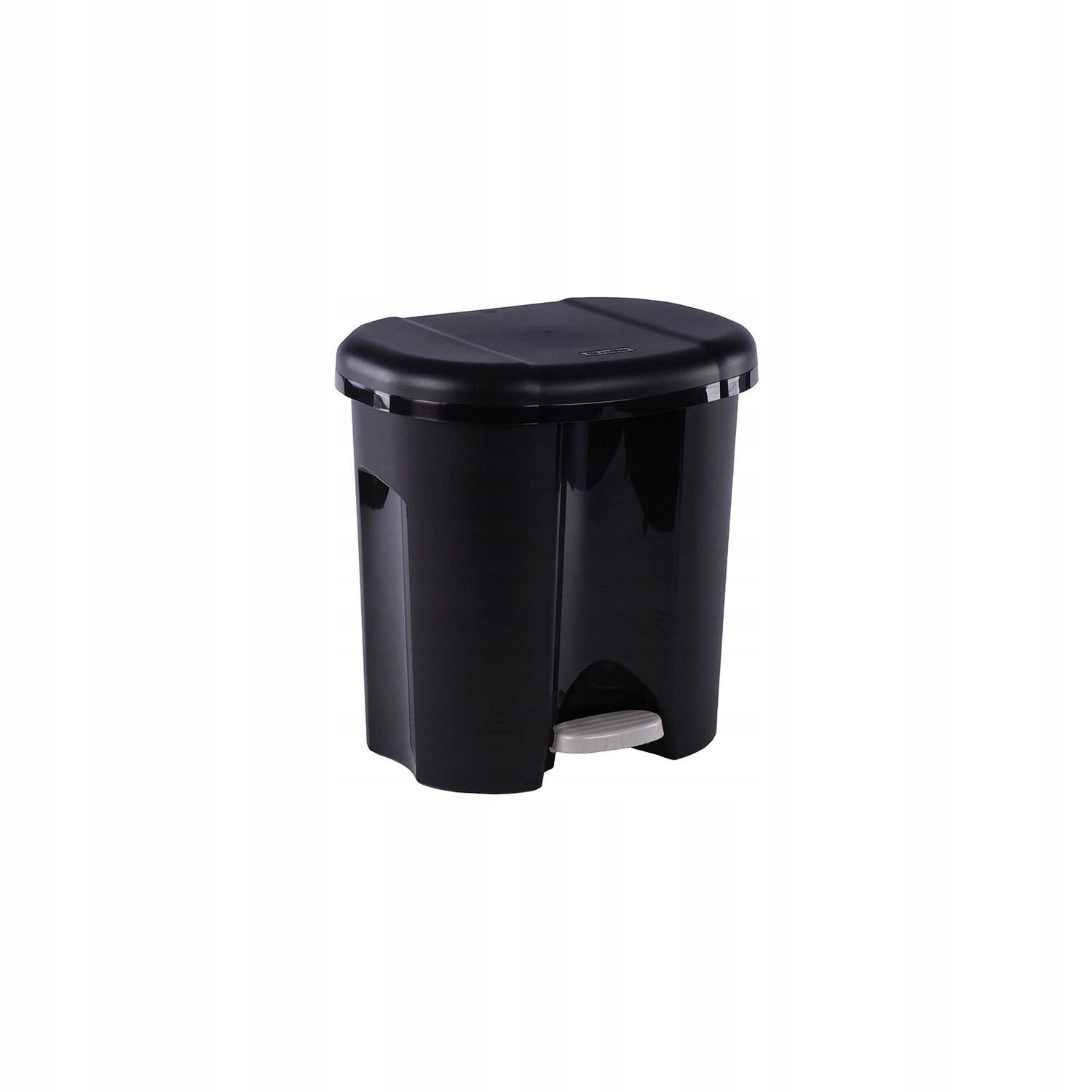 Kosz na śmieci 2-komorowy z pedałem Rotho Duo czarny