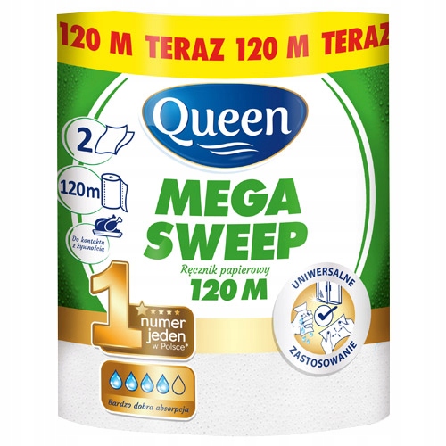 

Queen ręcznik kuchenny papierowy Sweep 120 m