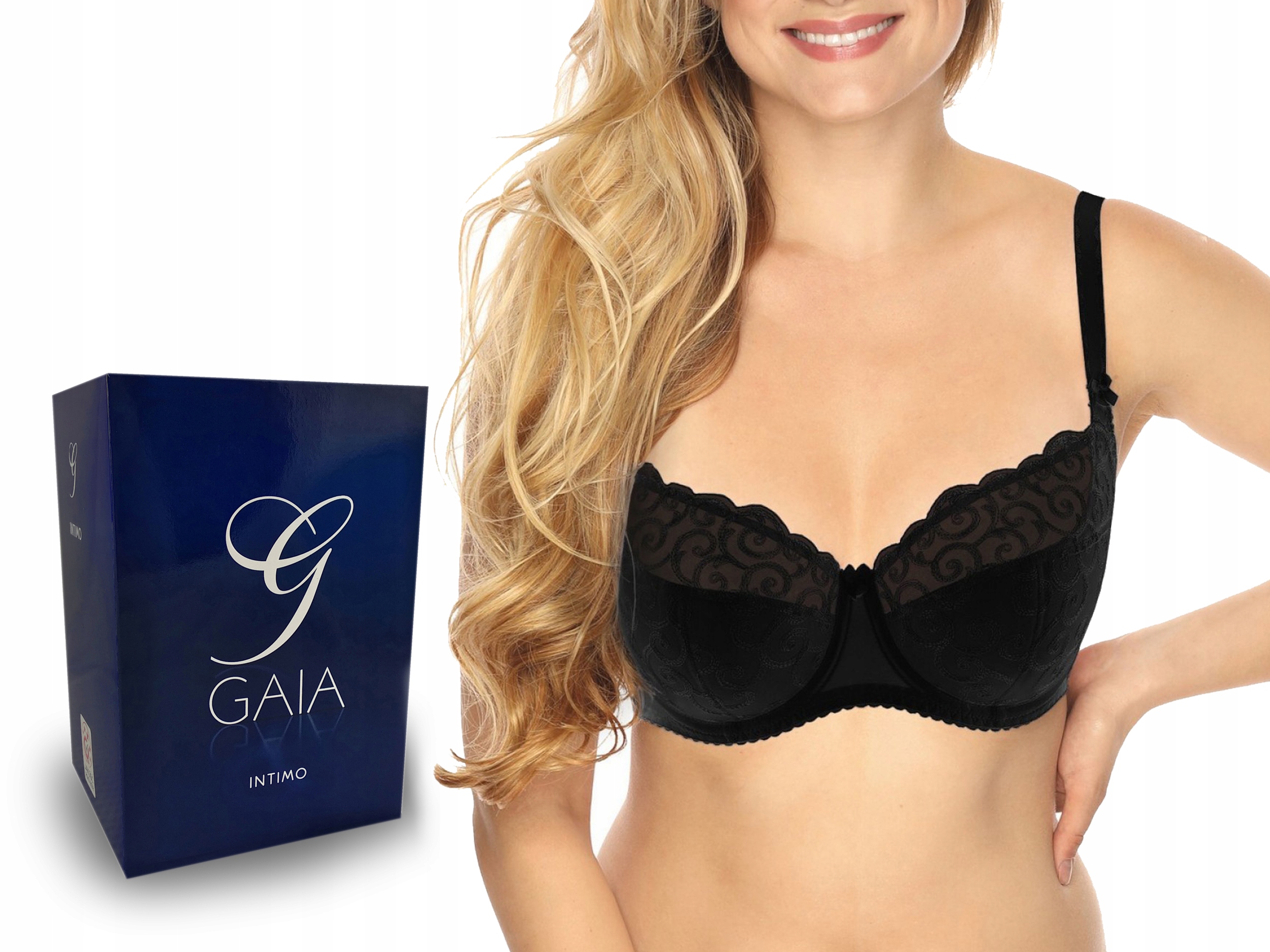 

Biustonosz Gaia 899 Goldie Semi-soft, Czarny, 80B