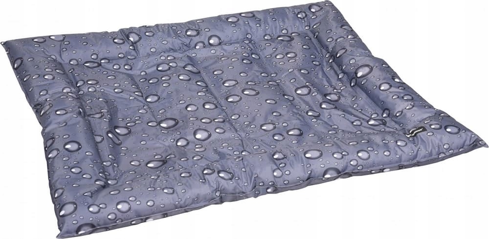 Levně Flamingo Chladící pelíšek pro psy šedý vzor kapky 76x91cm