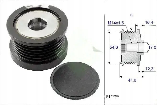 Alternator - sprzęgło jednokierunkowe Schaeffler INA 535 0259 10