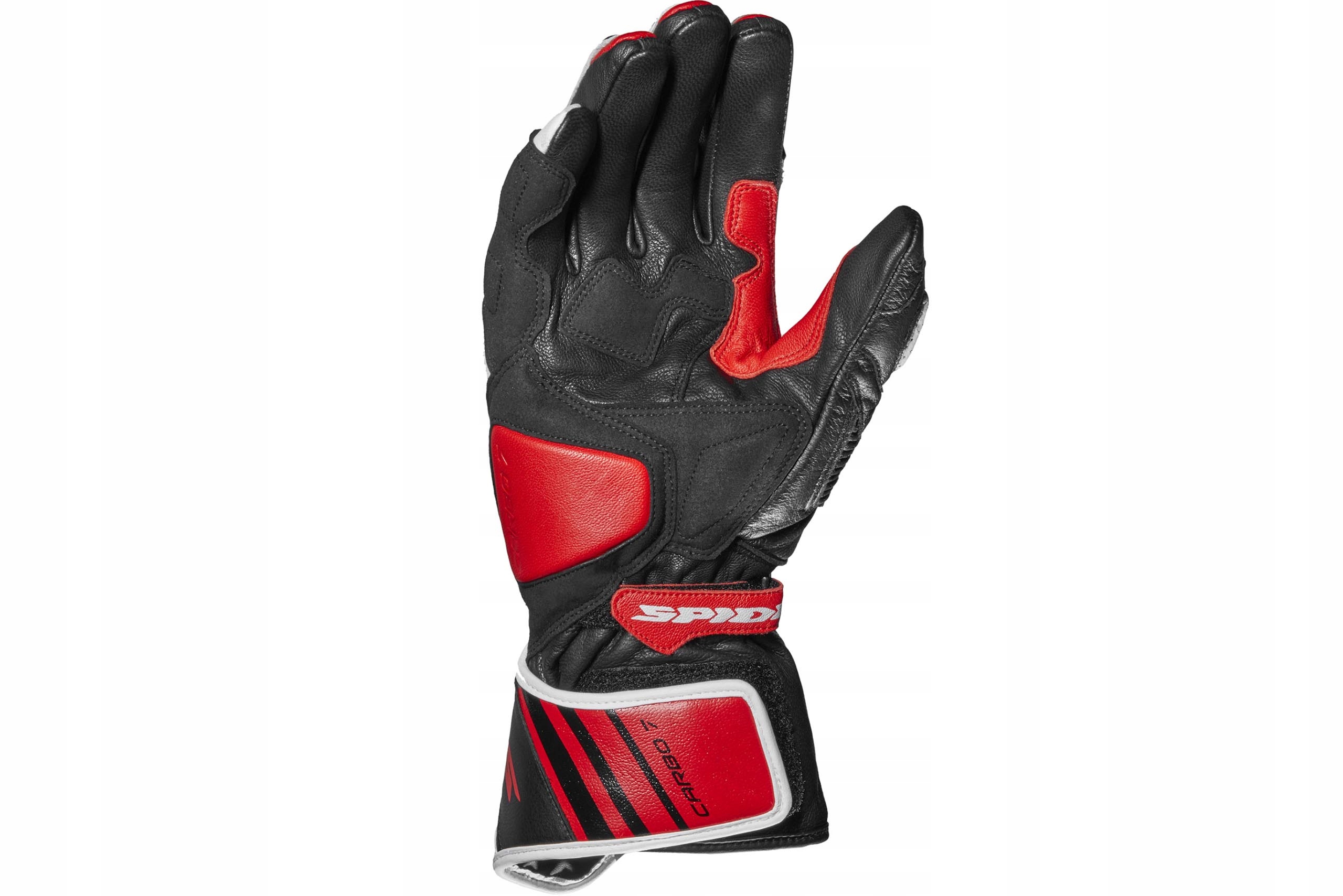 Rękawice Spidi Carbo 7 białe-czerwone L Numer katalogowy producenta A210 014