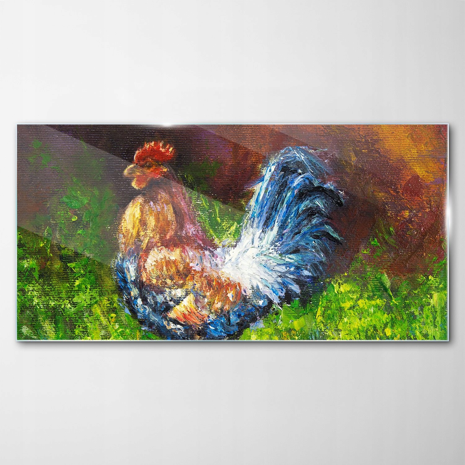 

Hartowany Obraz Szklany Sztuka Ptak Kogut 140x70
