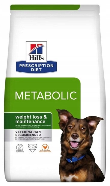 Levně Hill's Pd Canine Metabolic Suché krmivo pro psy, kuře 4 kg