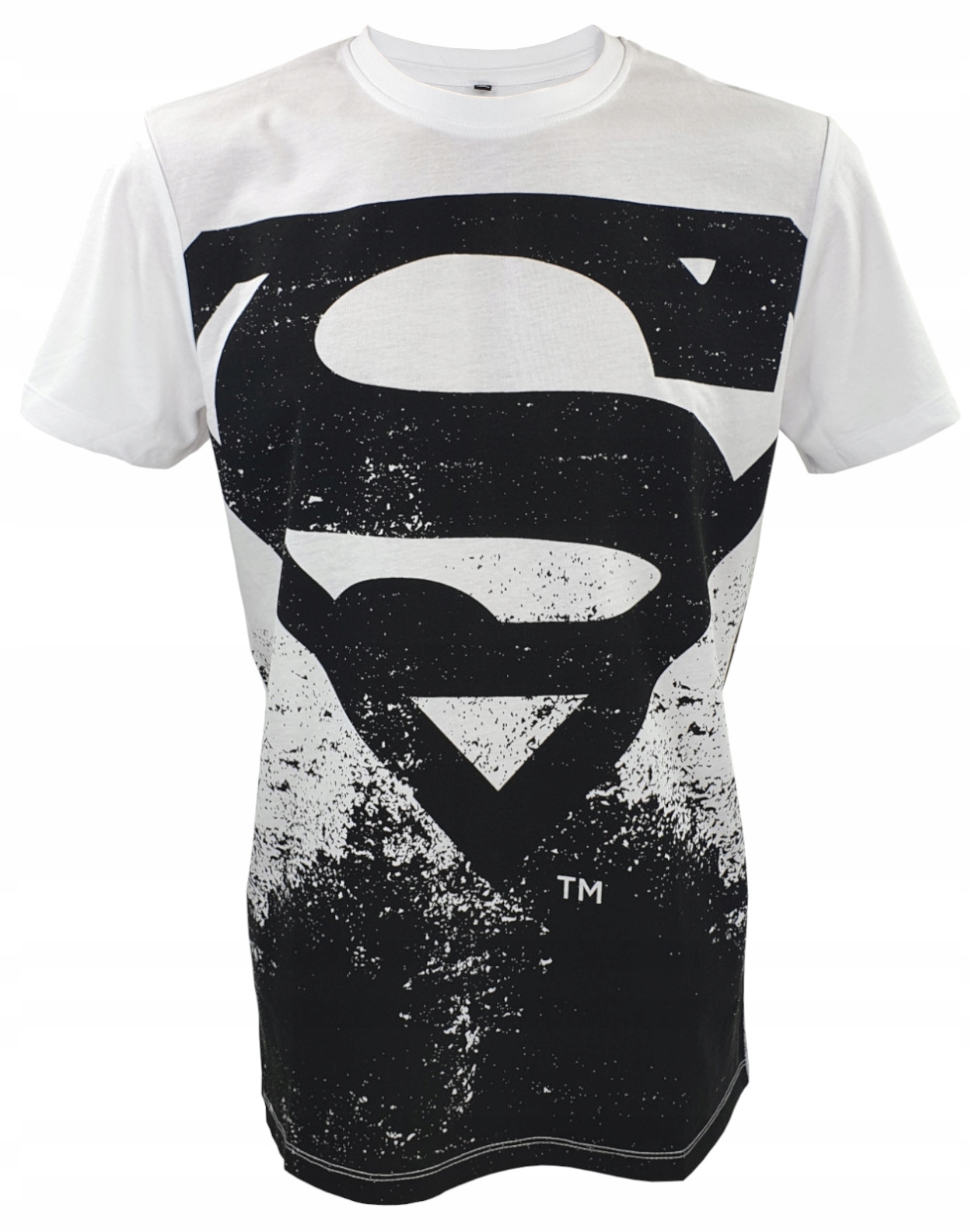 

Superman Biały T-shirt męski z nadrukiem XL