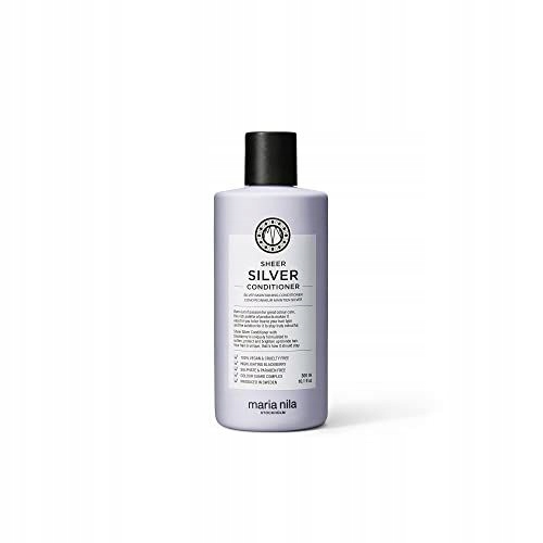 Maria Nila Hydratační Kondicionér Pro Neutralizaci Žlutých Odstínů V Blond Vlasech Sheer Silver
