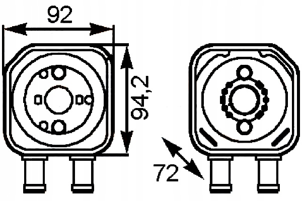 HELLA CHŁODNICA OLEJU Producent części Hella