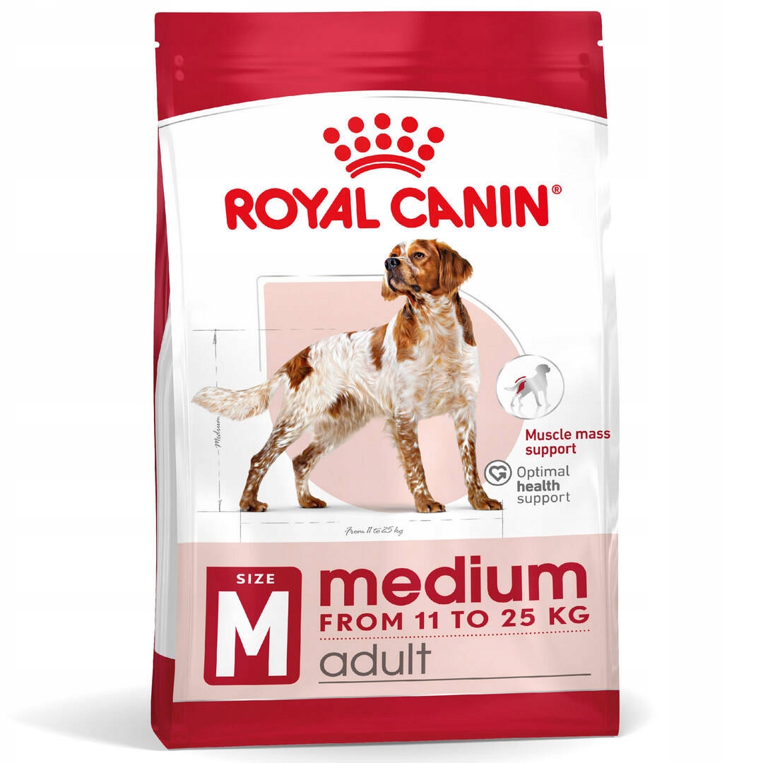 Levně Royal Canin Adult Medium Bf 15 kg Suché Krmivo pro psy středních plemen