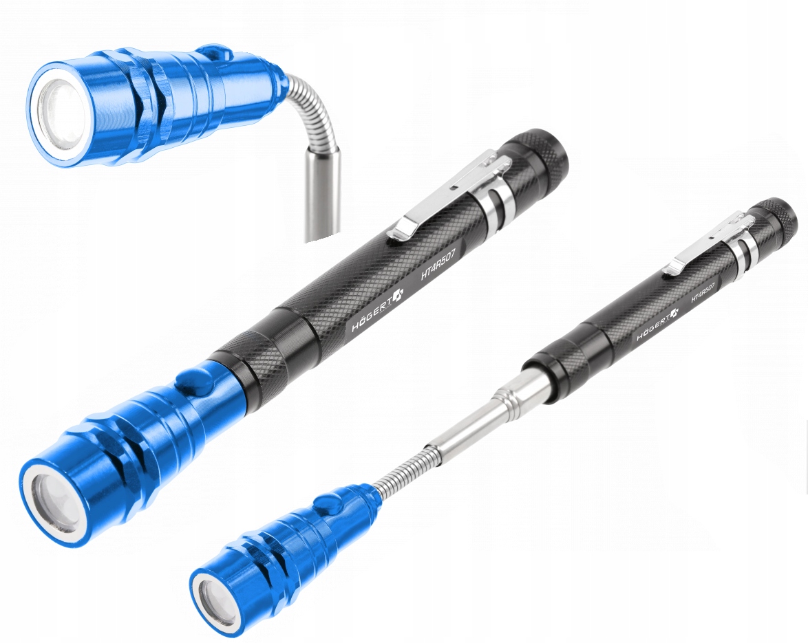 

Hogert Elastyczny Chwytak Teleskopowy Z Latarką