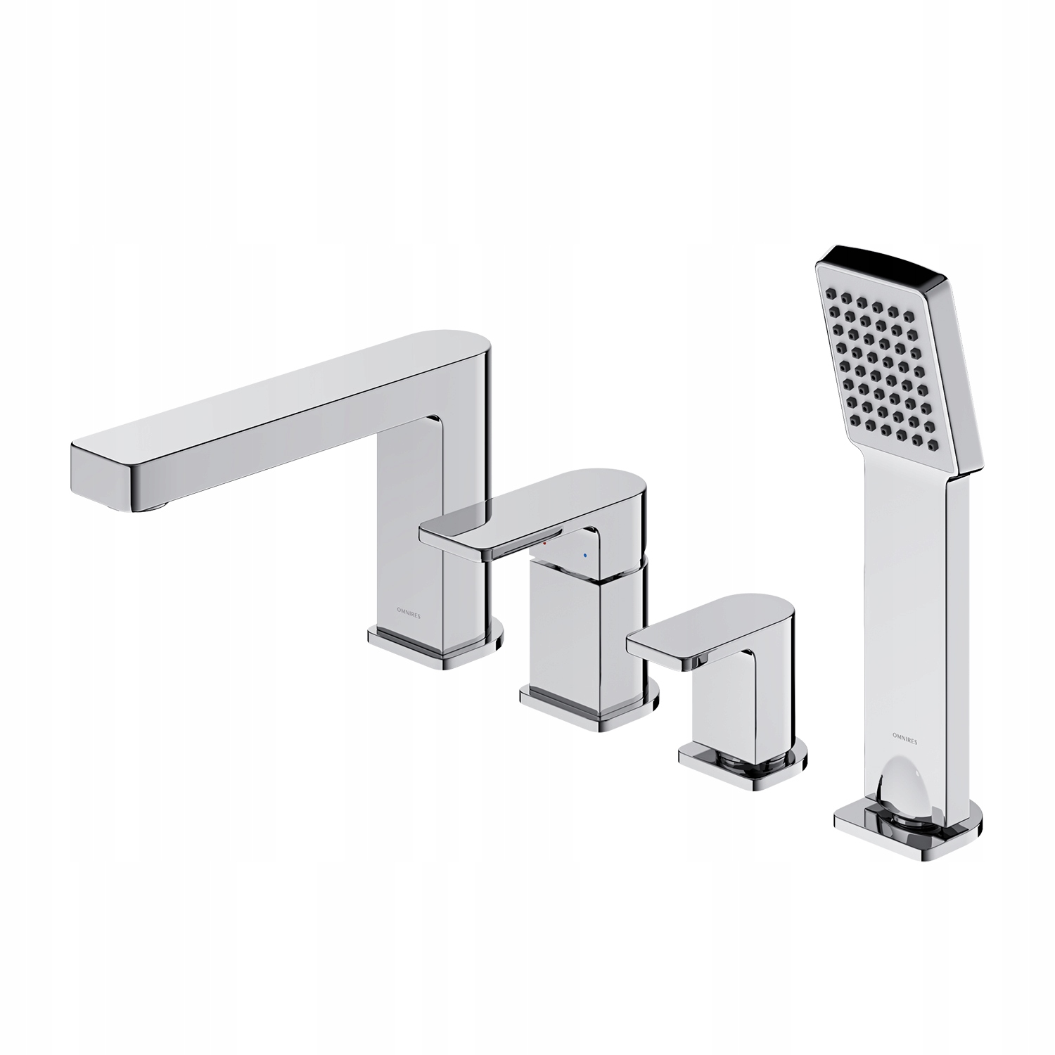 4-OTVOROVÁ Vaňová Batéria, Chróm