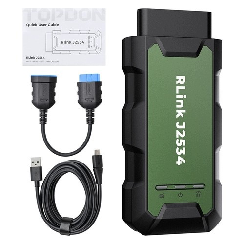 Programátor Topdon Rlink J2534 PassThru podporuje všechny protokoly J2534