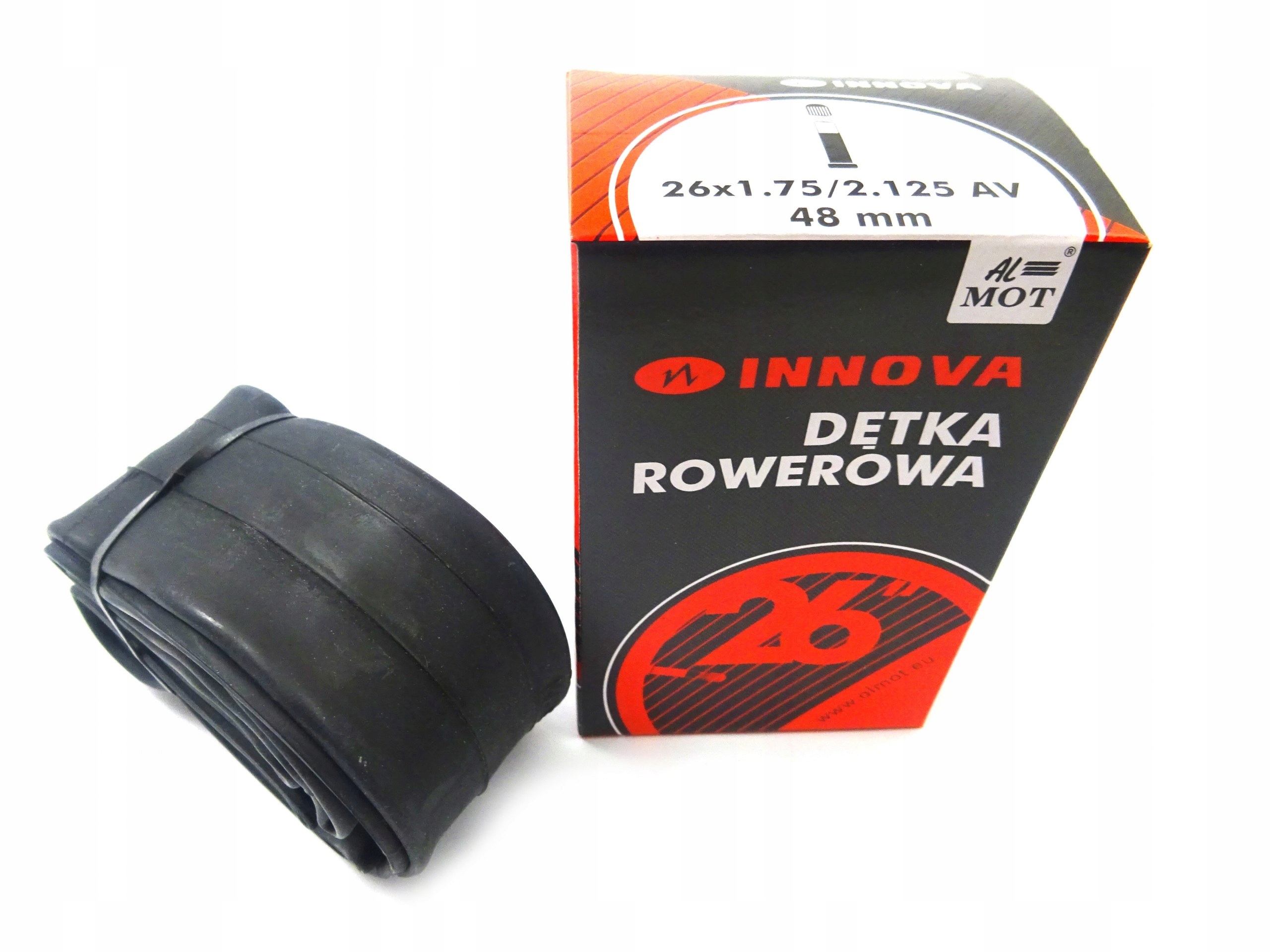 

Dętka Rowerowa Innova 26X1.75/2.125 Zaworek AV48MM