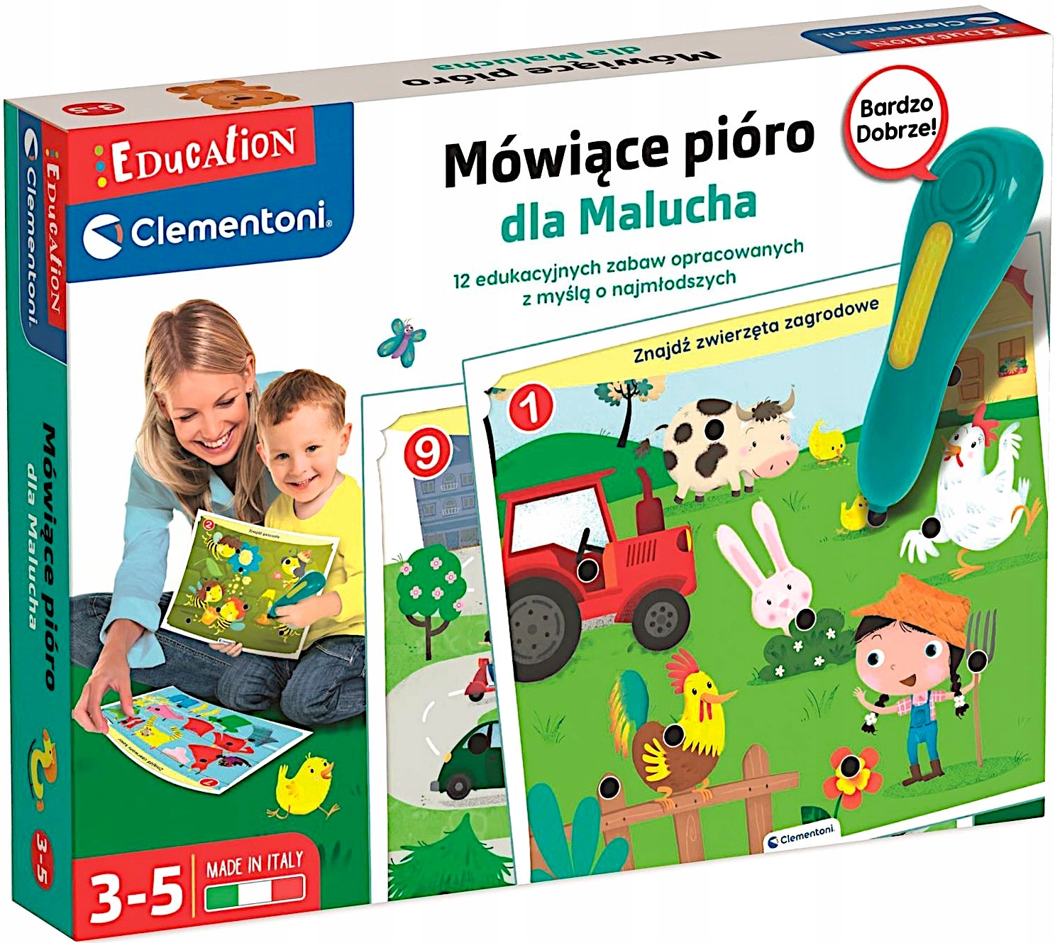 

Mówiące Pióro Dla Malucha Nauka Zabawa Clementoni