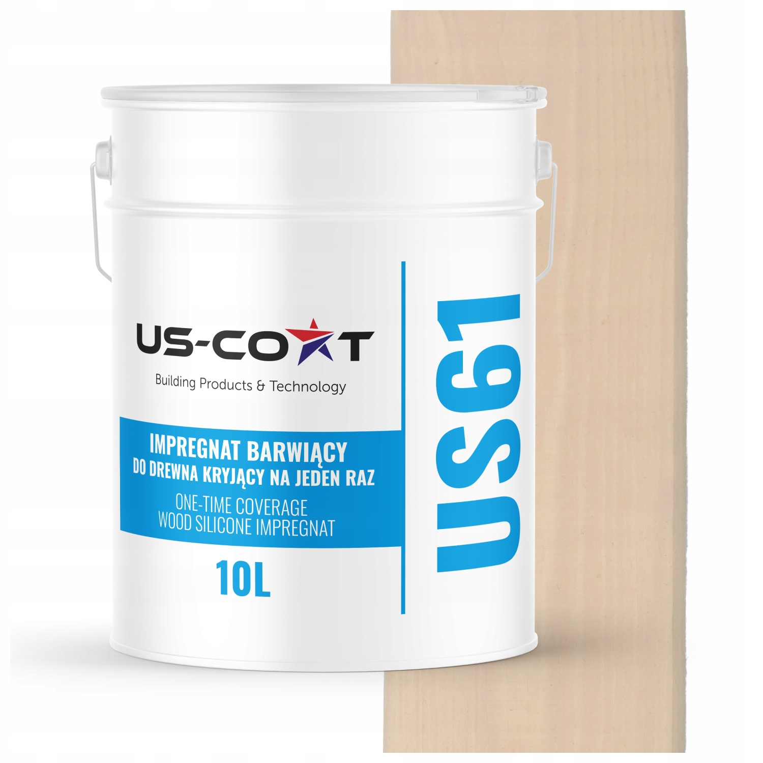 Dekoratívny Krycí Impregnát Na Drevo 10 L Uv Béžový Svetlý