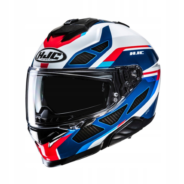 Hjc I71 Zest Blue Red Motocyklová Prilba Integrálna L