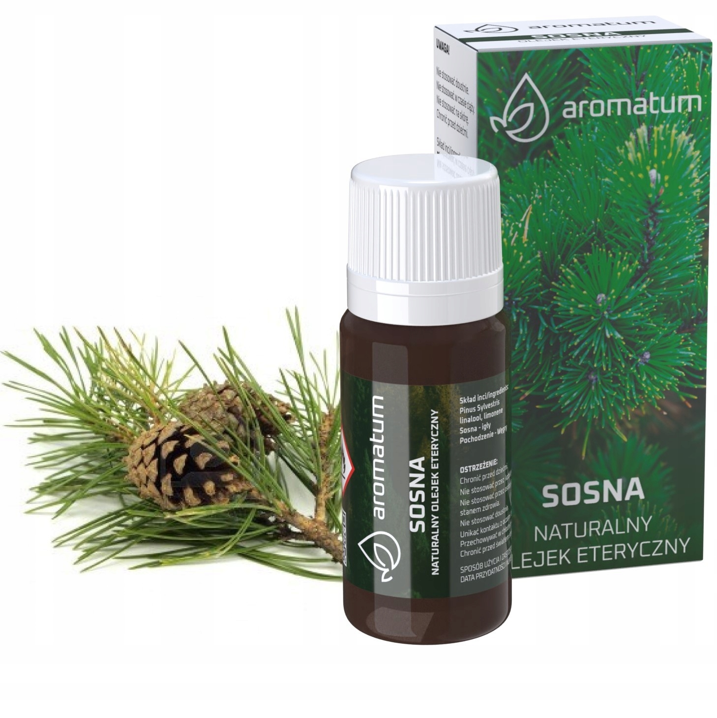 

Olejek eteryczny sosnowy Aromatum 12ml Sosna Pine