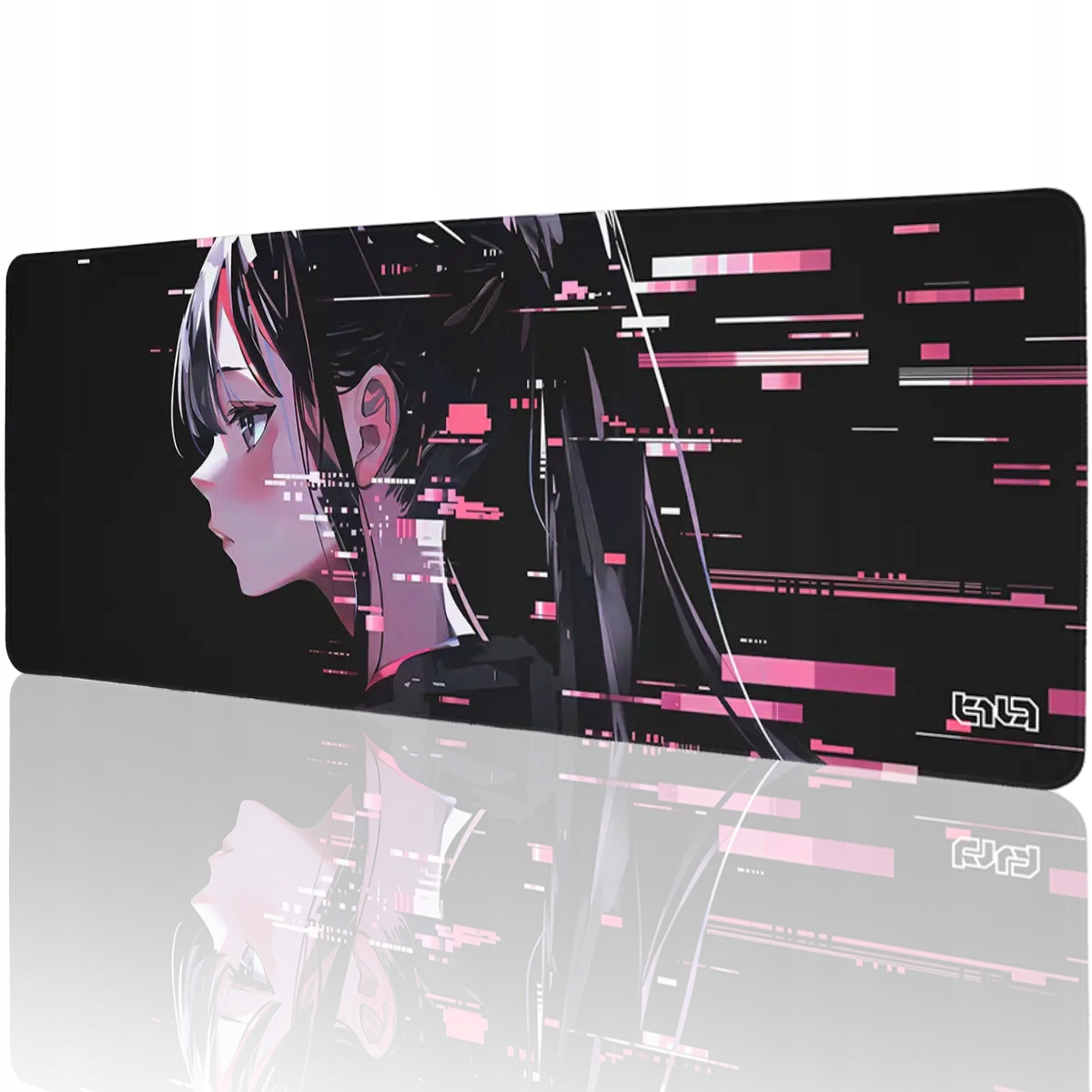 Podkładka Pod Myszkę XXL Glitched Yuki 80x30 Tilt Antypoślizgowa