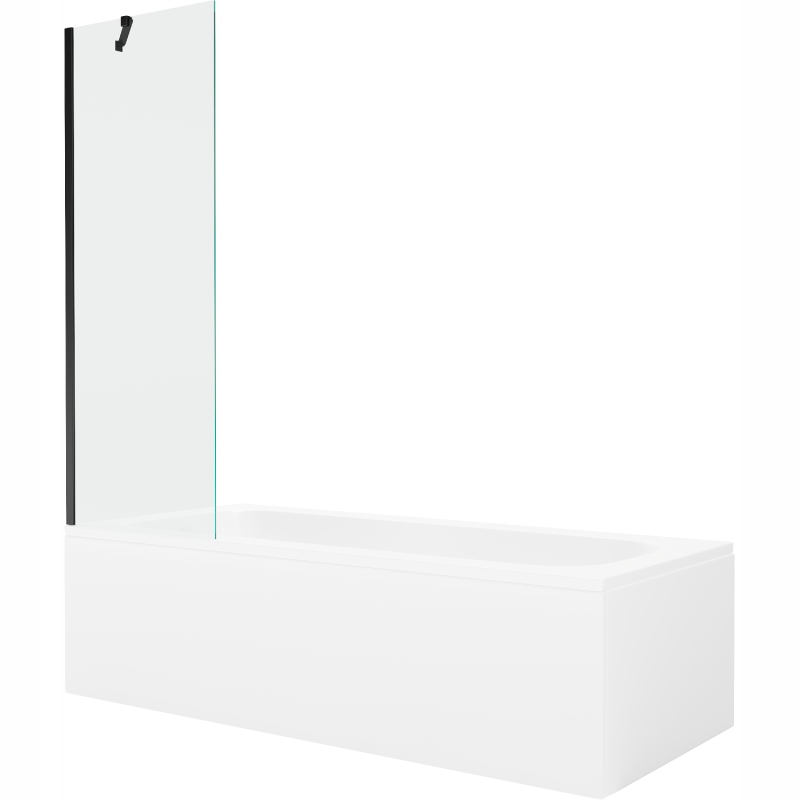 Mexen Vega vana 170x70 cm s černým paravánem