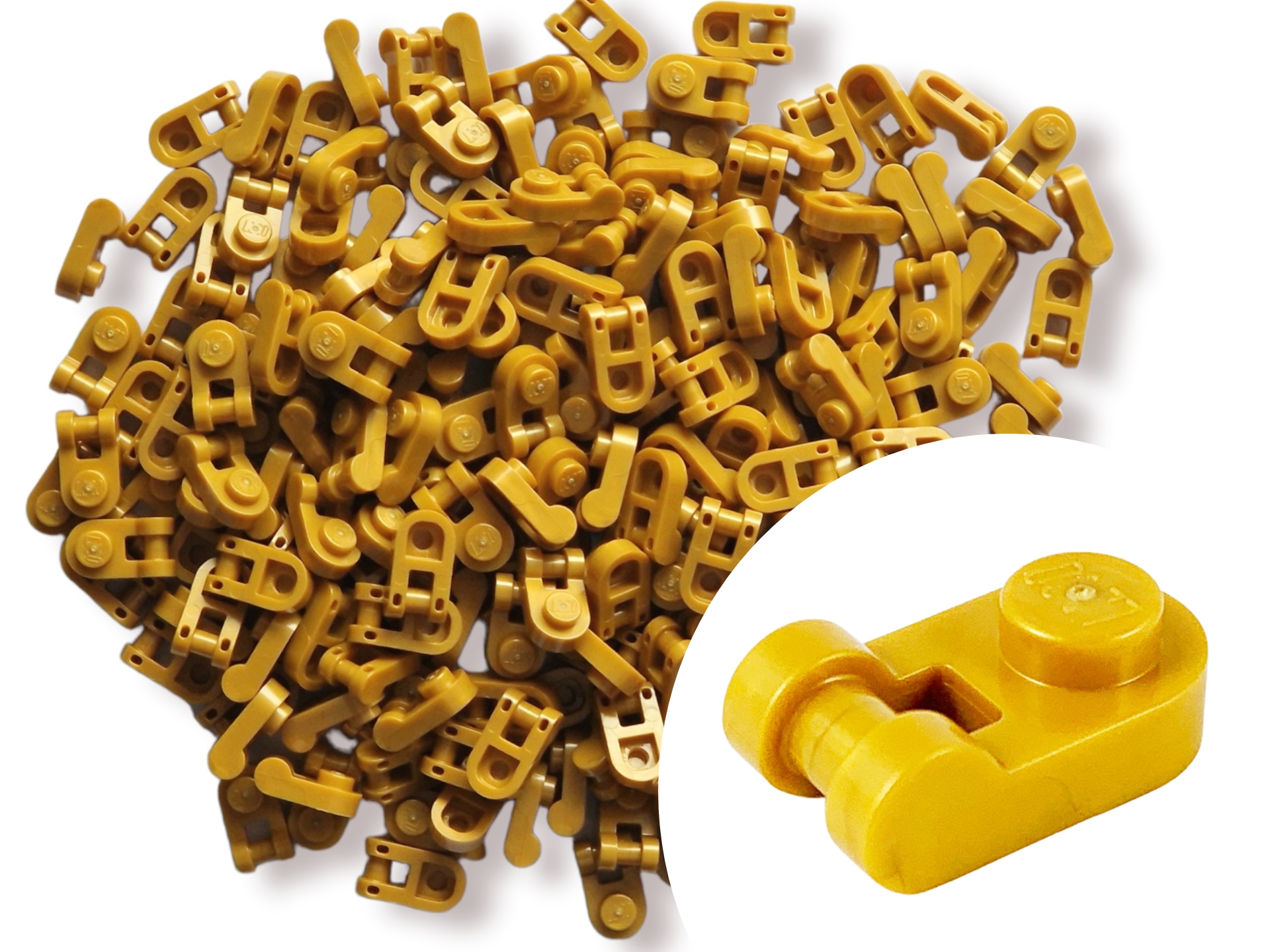 

Lego 26047 Plate Uchwyt Zawias Gold Złoty 25 szt