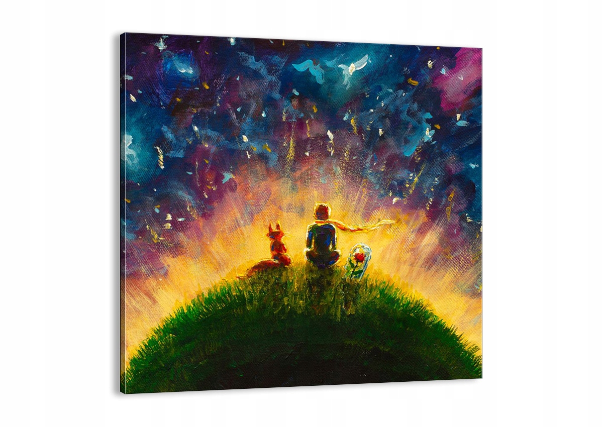 

Obraz na płótnie Mały Książe róża AC40x40-3510