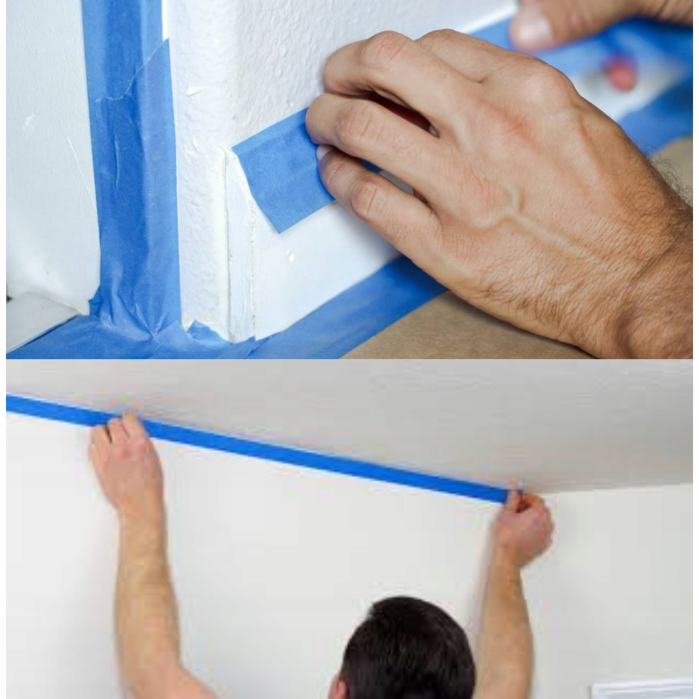 TAŚMA MALARSKA MASKUJĄCA PAPIEROWA NIEBIESKA 25X50 TAŚMY PROFESJONALNA HIT Długość 50 m