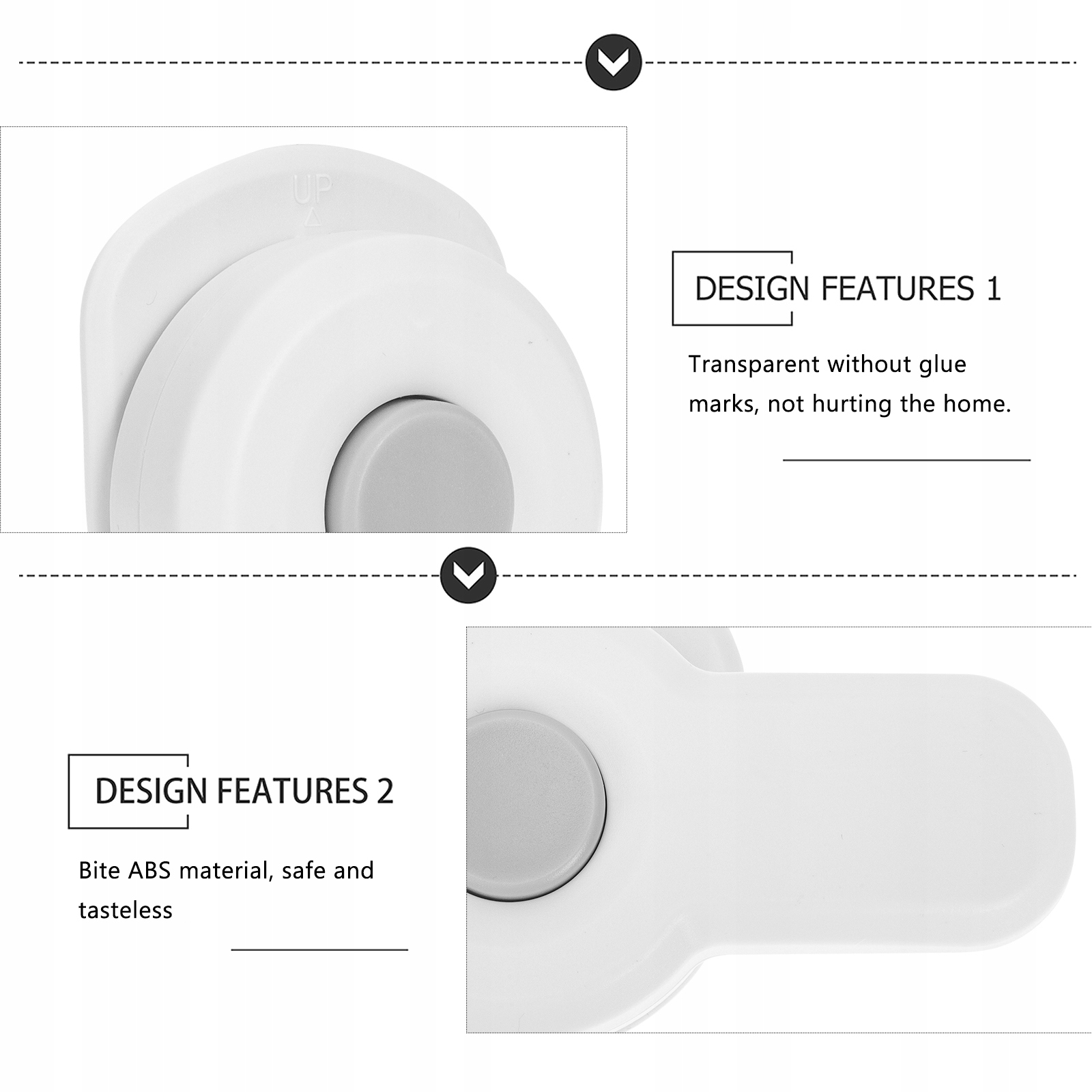 ZAMKI MAGNETYCZNE DO SZAFEK 2 SZT. DZIECIĘCE BABY Przeznaczenie inne