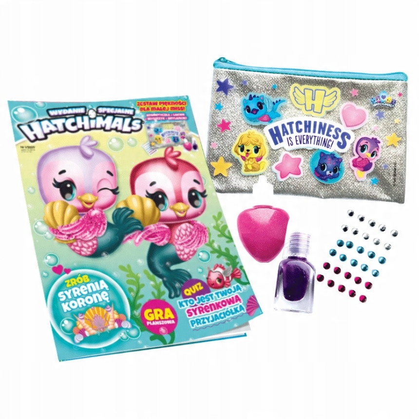 

Hatchimals Kosmetyczka -torebka, Lakier Błyszczyk