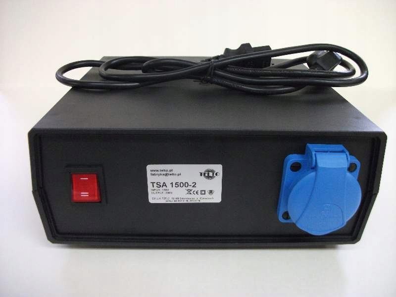 TRANSFORMATOR 1500W 110/230V TSA 1500-2 USA/POLSKA