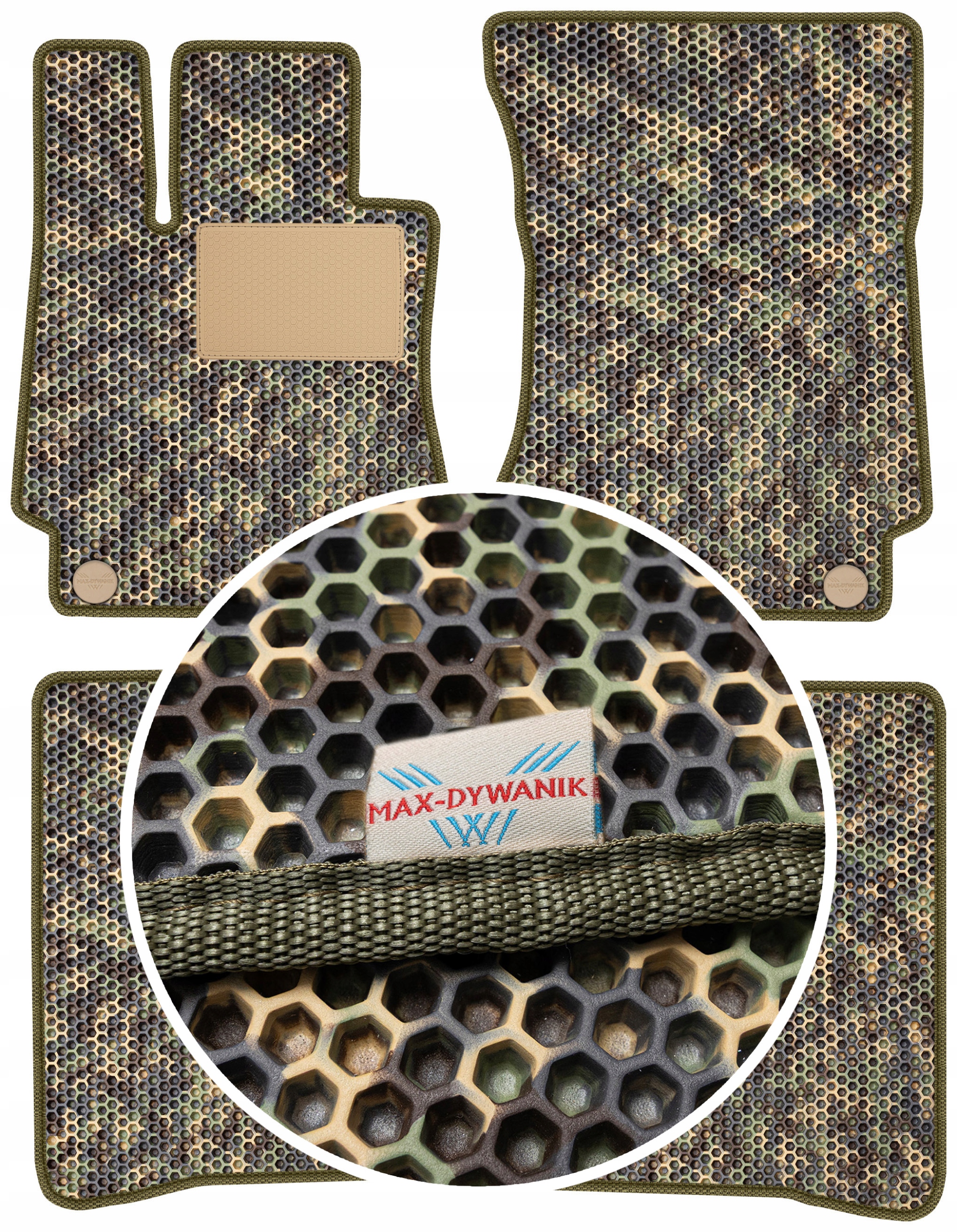 S-Klasa W221 Long 2005-2013 Gumové rohože do auta Eva Moro