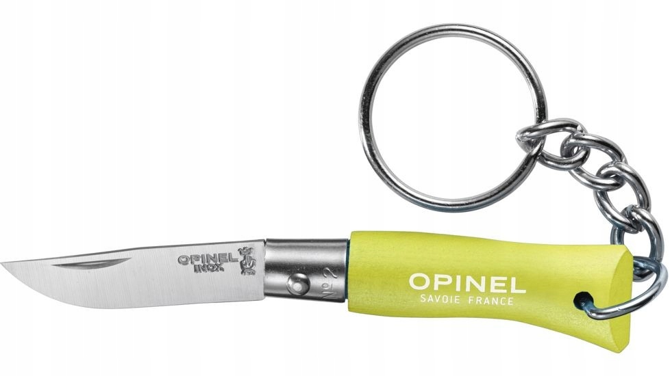 Nóż brelok Opinel Colorama 2 inox grab jasnozielon